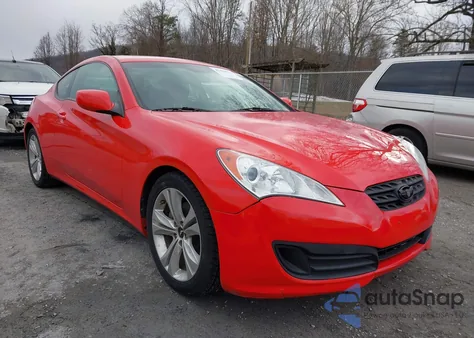 2012 Hyundai Genesis Coupe 2.0T z USA, uszkodzony, nr VIN KMHHT6KD0CU067817